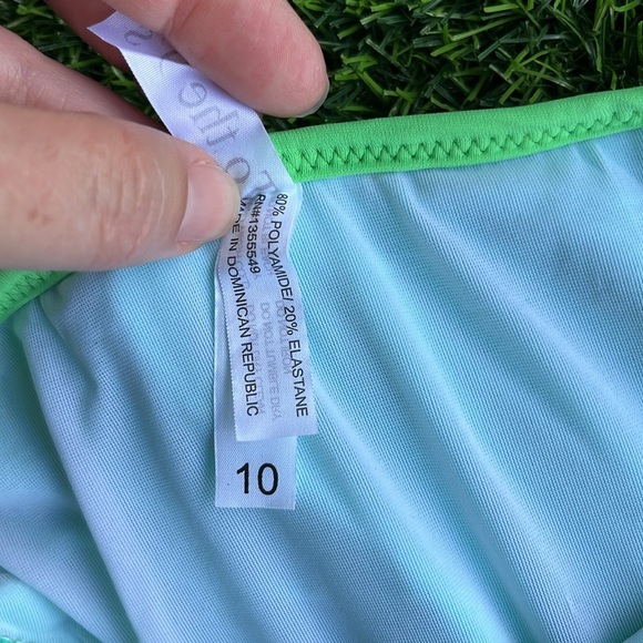 TO THE 9’s Green Kids 2 Piece Bikini size 10/14 - Picture 4 of 6